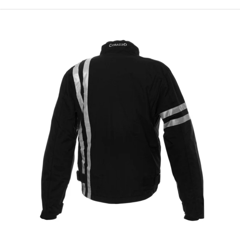 Corazzo Motorcycle / Vespa Men’s 6.0 Black Jacket with safety armor sz XL